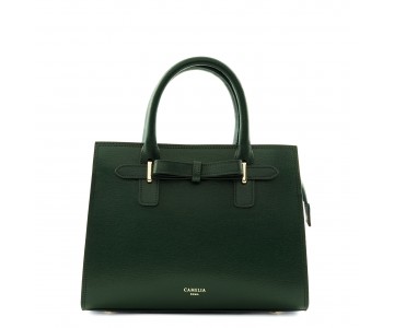 Borsa a mano in pelle saffiano
