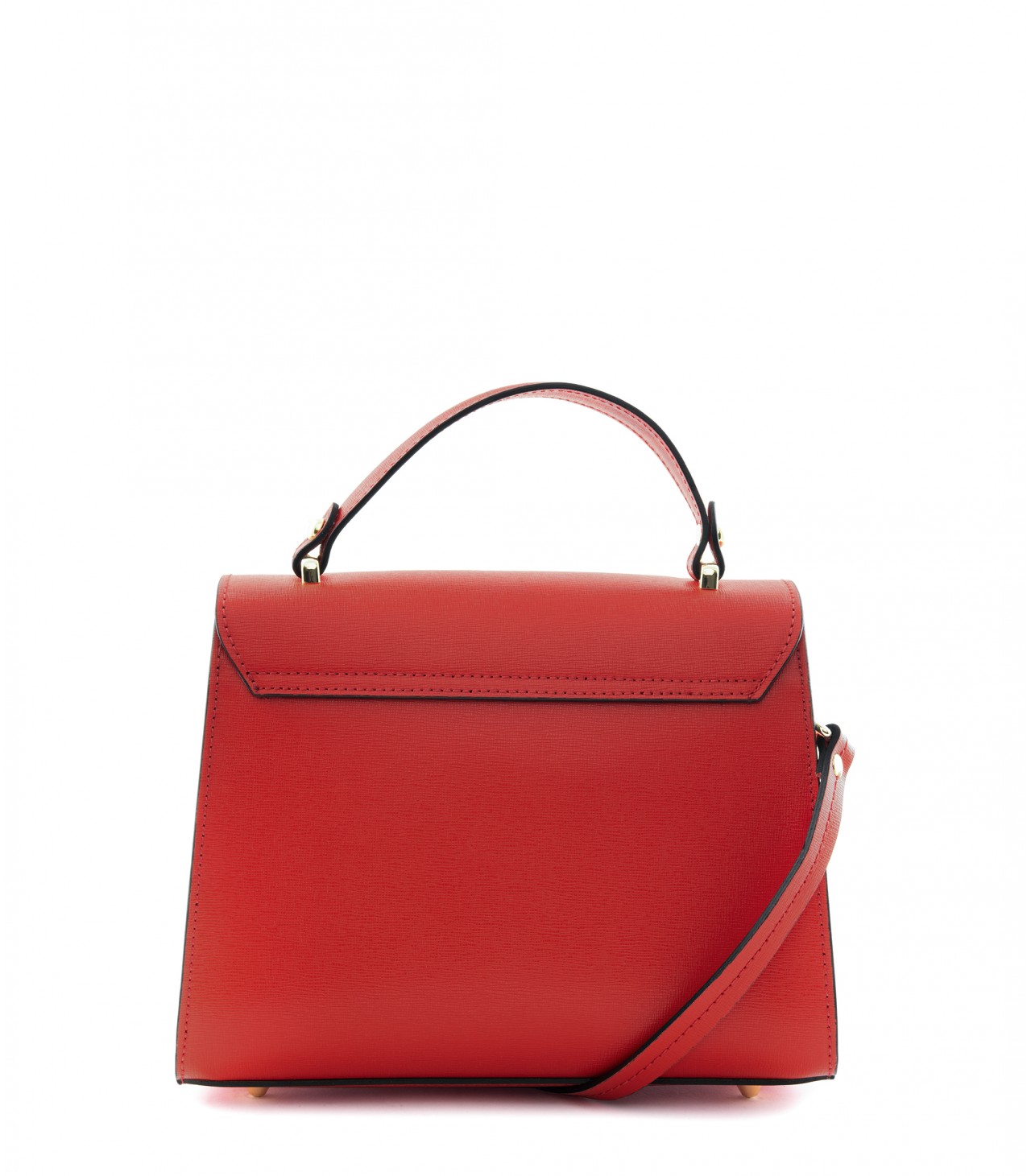 Saffiano Leather Handbag - Camelia Roma