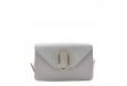 Leather and suede crossbody bag