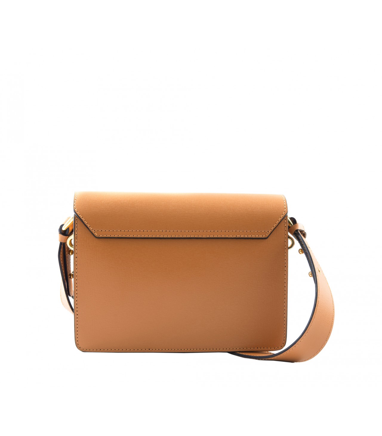 Saffiano Leather Crossbody bag - Camelia Roma