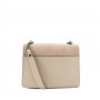 Leather and suede crossbody bag
