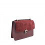 Leather and suede crossbody bag