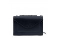 Leather crossbody bag blue