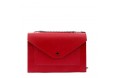 Borsa a tracolla in pelle rosso