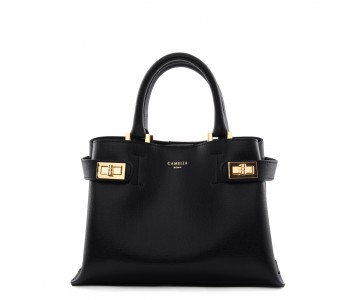 Mini Borsa a mano in pelle saffiano