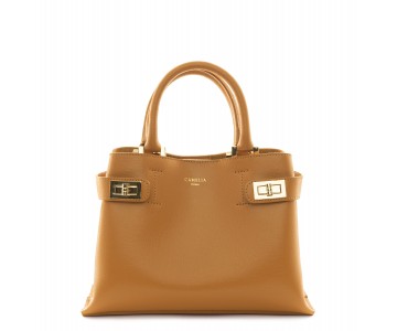 Mini Borsa a mano in pelle saffiano
