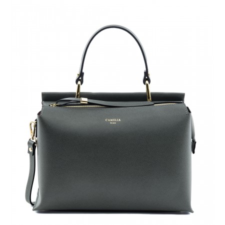 Grained Leather handbag