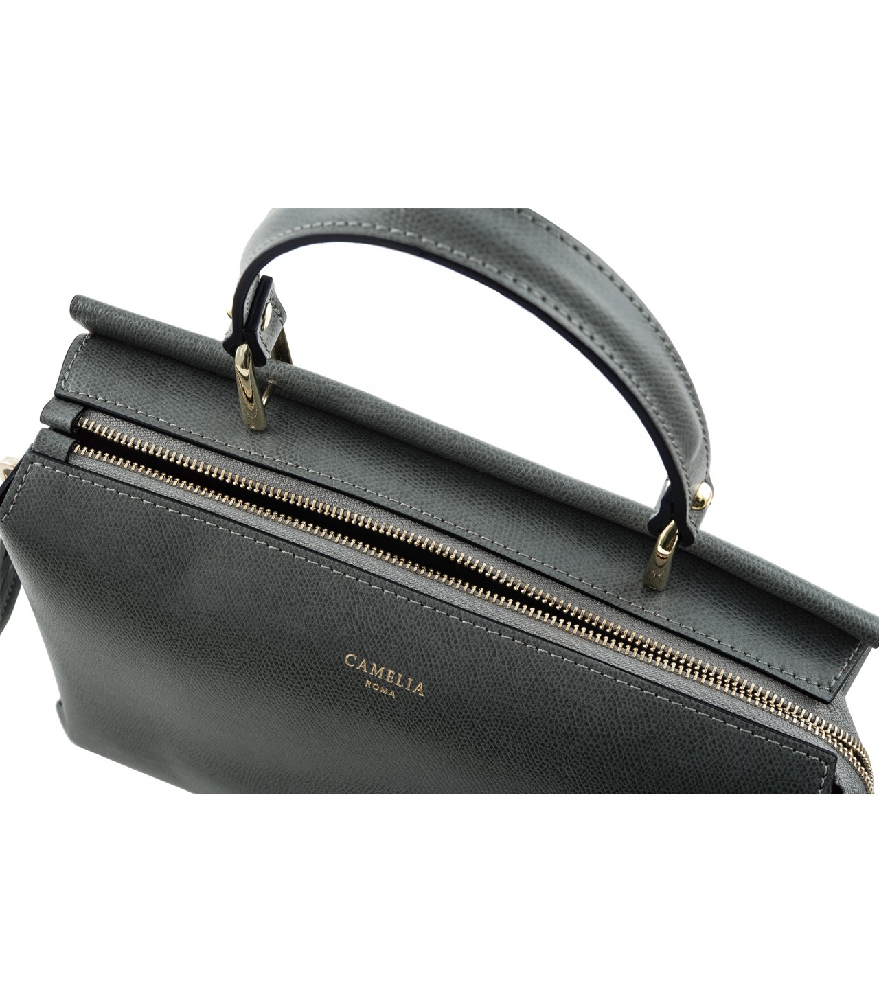 Grained Leather handbag - Camelia Roma