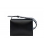 Grained leather shoulder bag