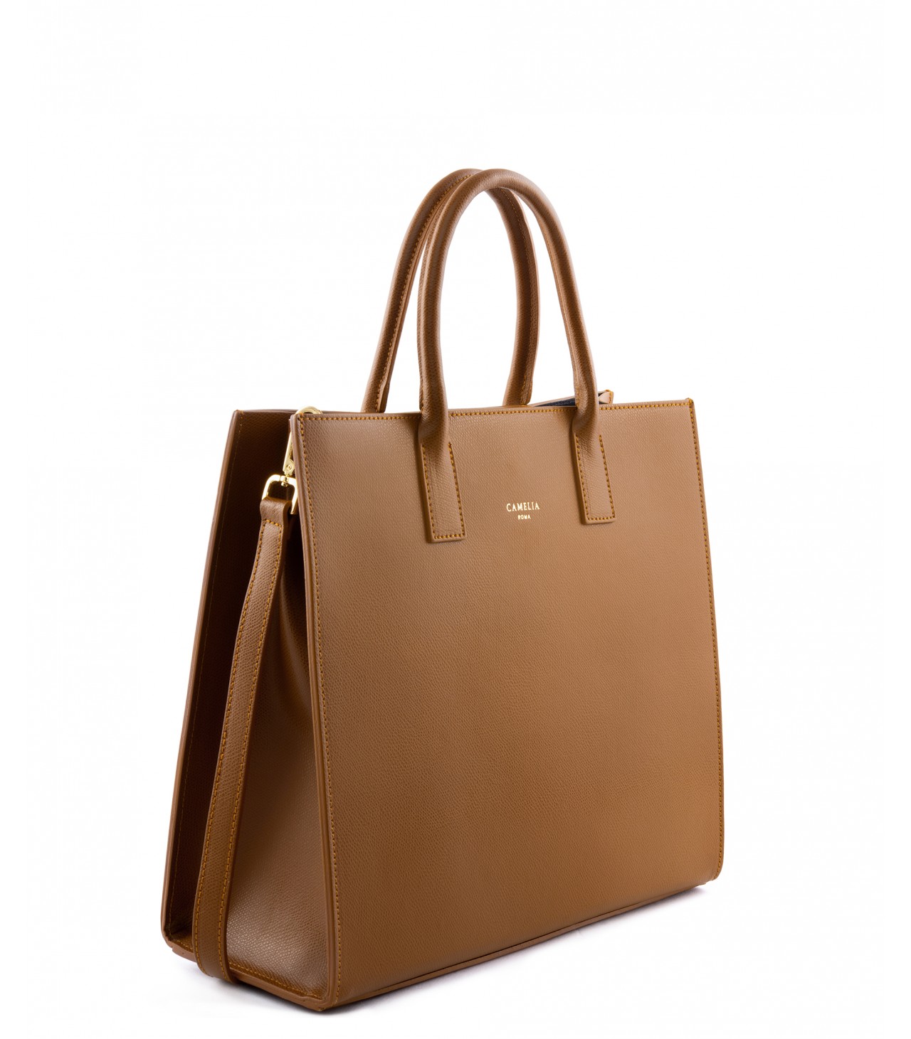 Grained Leather handbag - Camelia Roma