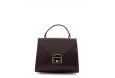 Borsa a mano in pelle saffiano