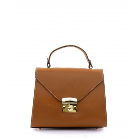 Borsa a mano in pelle saffiano