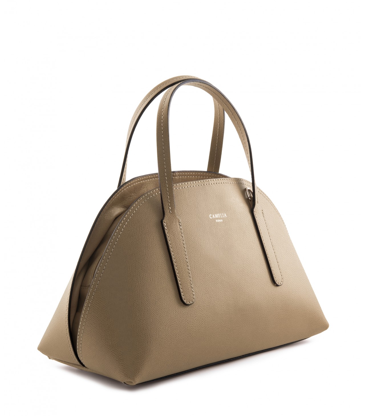 Grained Leather handbag - Camelia Roma