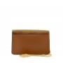 Leather and suede crossbody bag