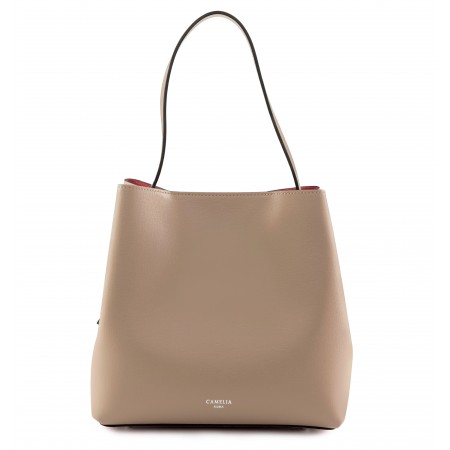 Saffiano leather shoulder bag