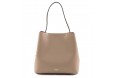 Borsa a spalla in pelle saffiano