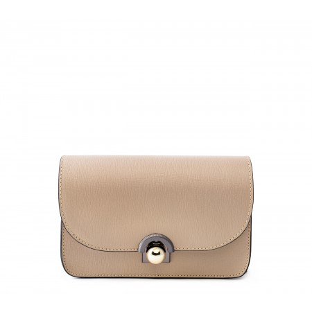 Borsa a tracolla in pelle saffiano