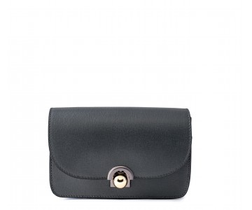 Saffiano leather shoulder bag