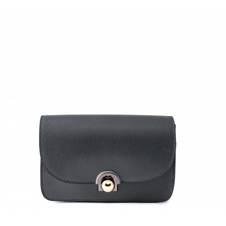 Borsa a tracolla in pelle saffiano