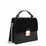 Saffiano Leather and suede handbag