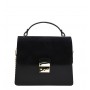 Saffiano Leather and suede handbag