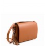 Borsa a tracolla in pelle palmellata